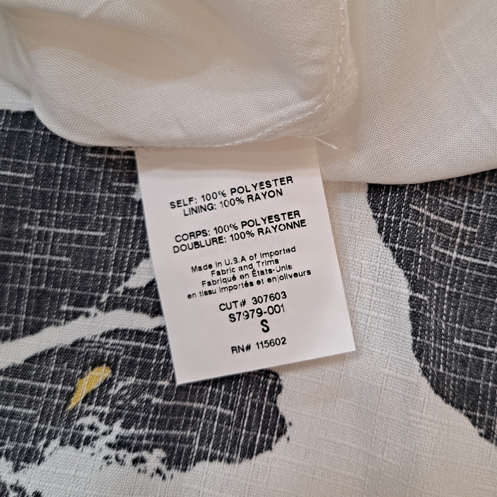 Nordstrom Lush Black and White Floral Mini Skirt Size Small - Picture 5 of 8